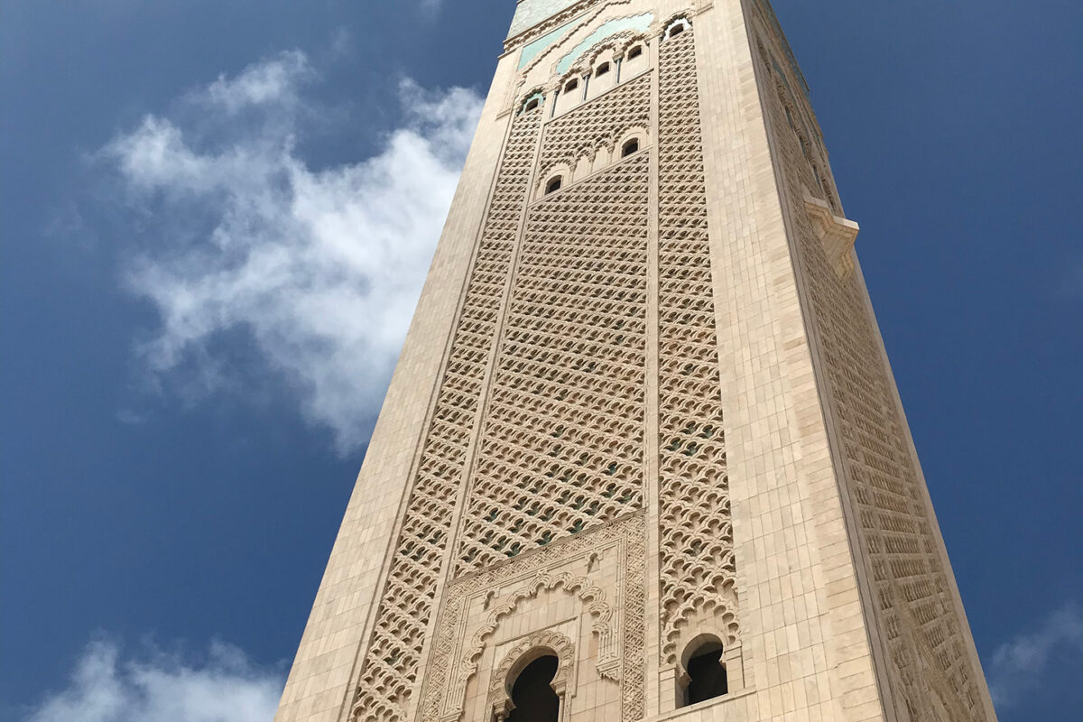 minaret mosquée Hassan II (Casablanca)